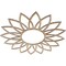 Ekena Millwork Daisy Wood Fretwork Pierced Ceiling Medallion, Red Oak, 30"OD x 10 1/2"ID x 1/4"T CMWP30X30X0250DARO - alternate 2